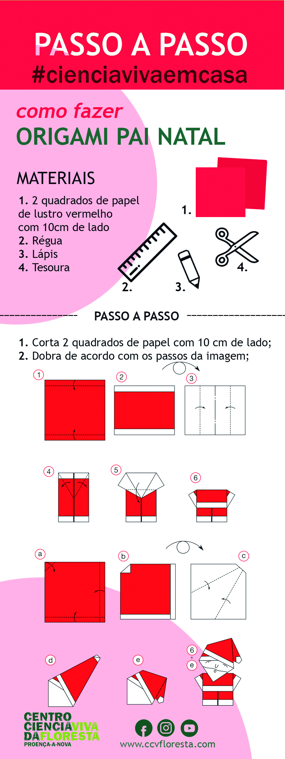 Como Fazer um Origami Pai Natal
