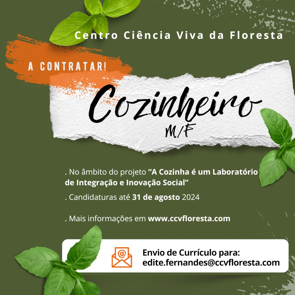 Recrutamento de Conzinheiro