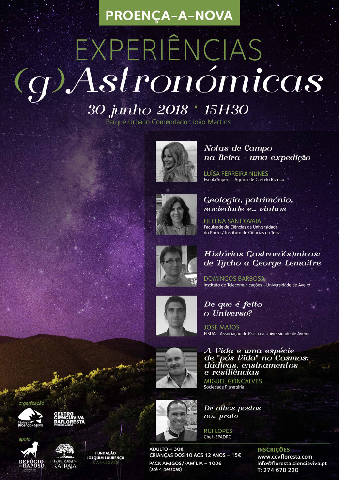 Experiências (g)Astronómicas 2018