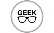 Crachá 45mm: Geek